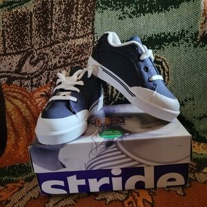 Stride Rite Blue and White Kids' Sneakers